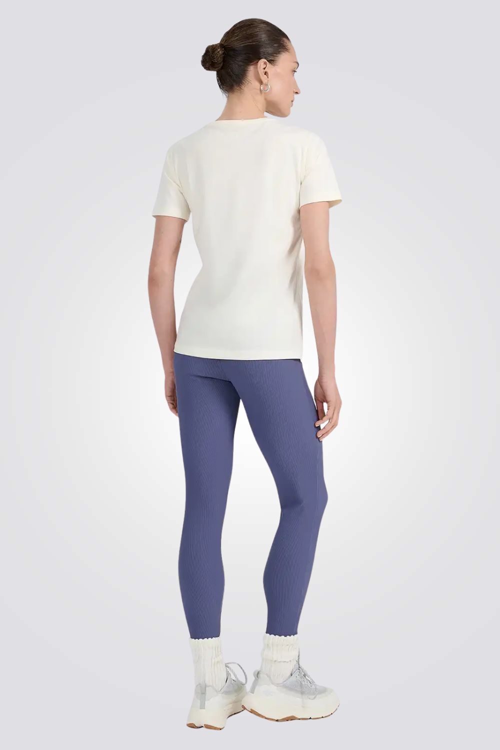 טייץ מבד ריב סרוג לנשים | 4F