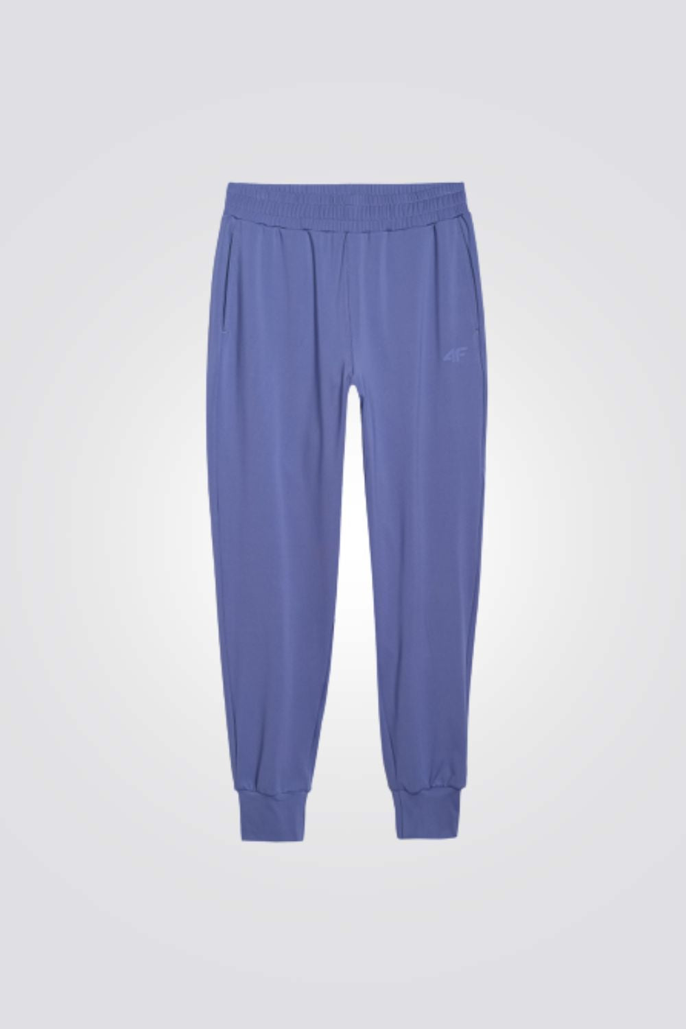 מכנסי טרנינג ארוכים עם סיומת גומי לנשים | 4F
