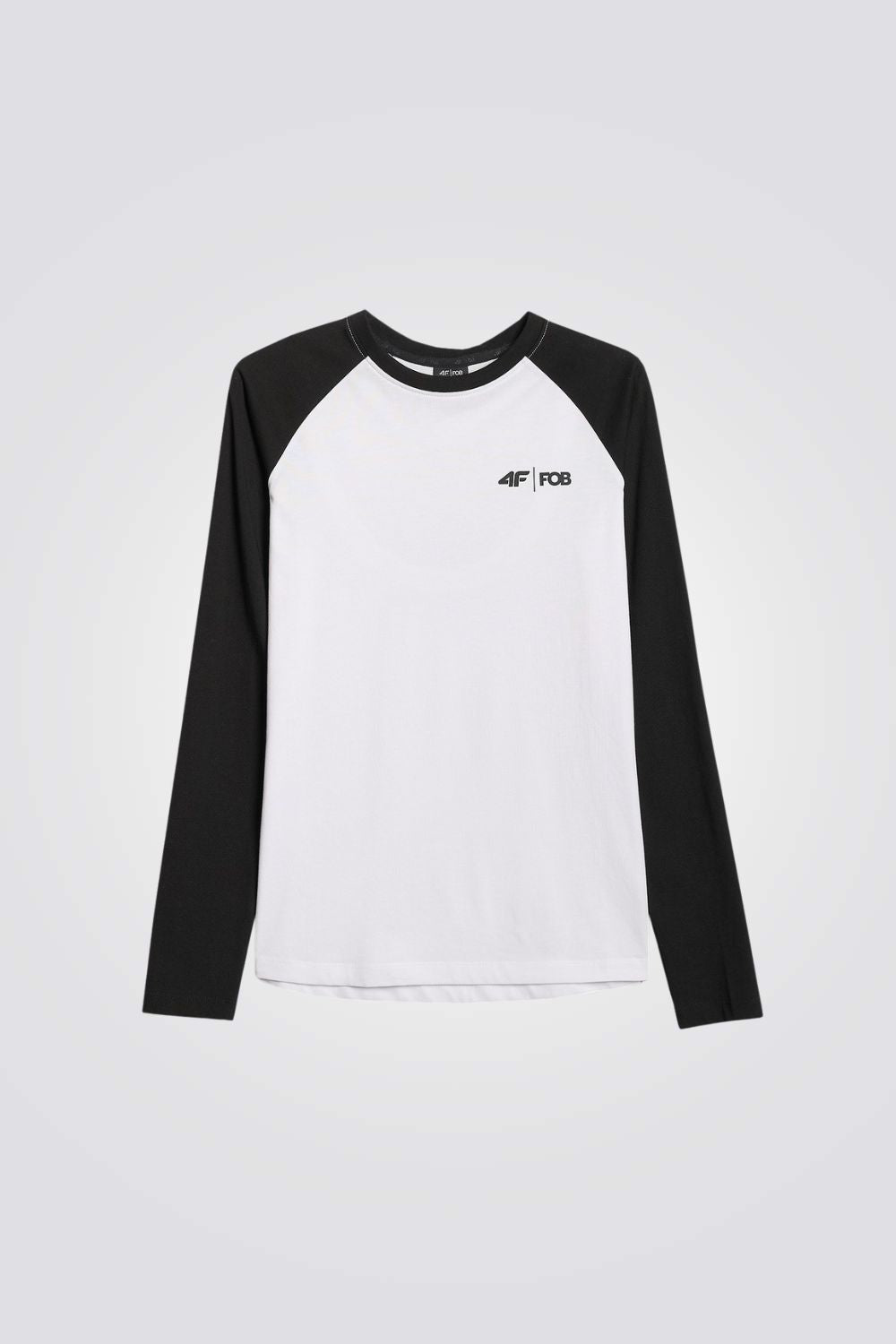 טישירט ארוכה עם הדפס ממותג לנשים | 4F