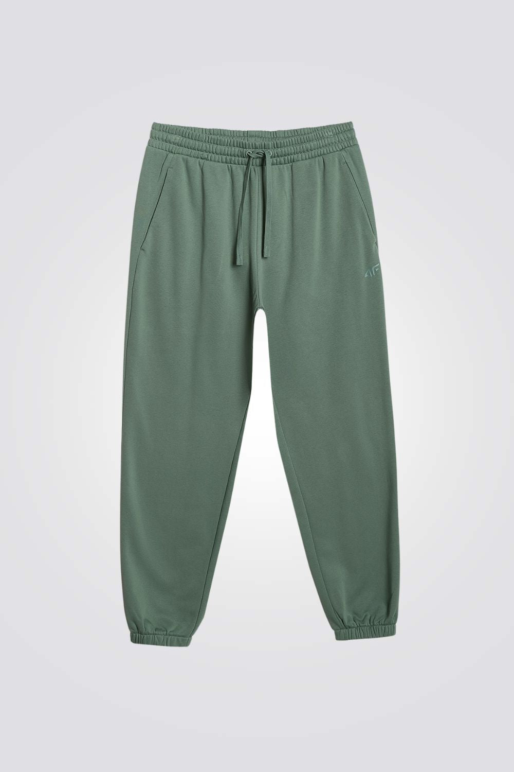 מכנסי טרנינג עם סיומת גומי לגברים | 4F