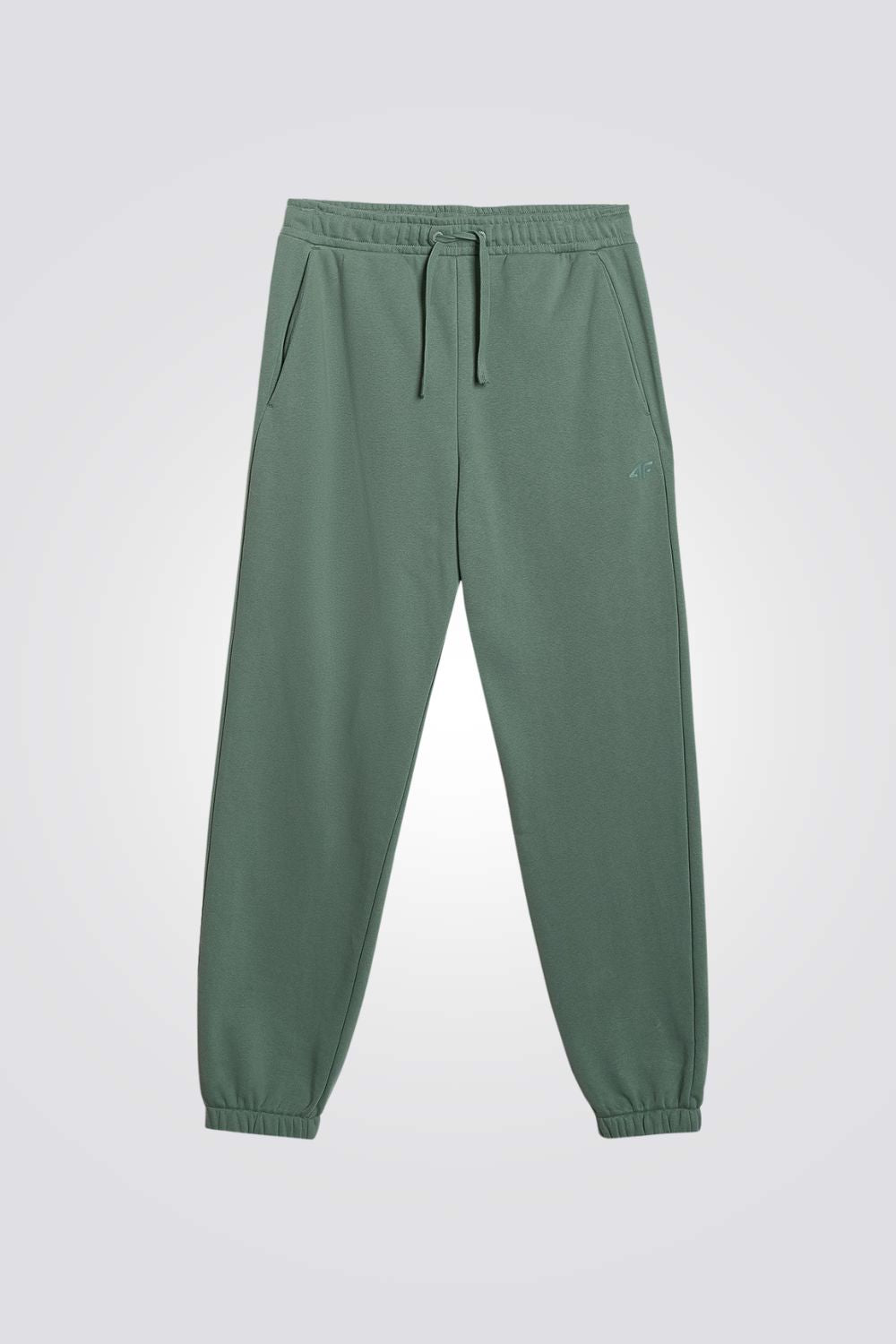 מכנסי טרנינג עם סיומת גומי לגברים| 4F