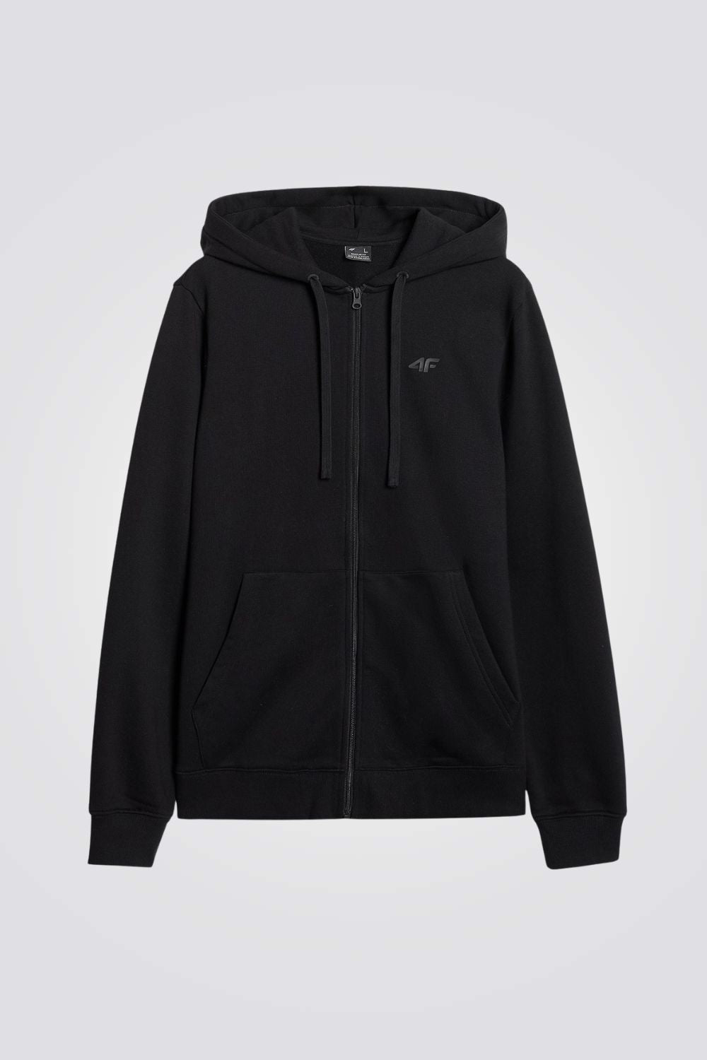 סווטשירט עם רוכסן וקפוצ'ון לגברים| 4F