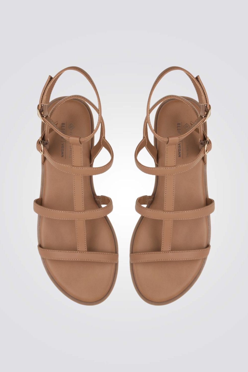 סנדלים גבוהות בצבע חום