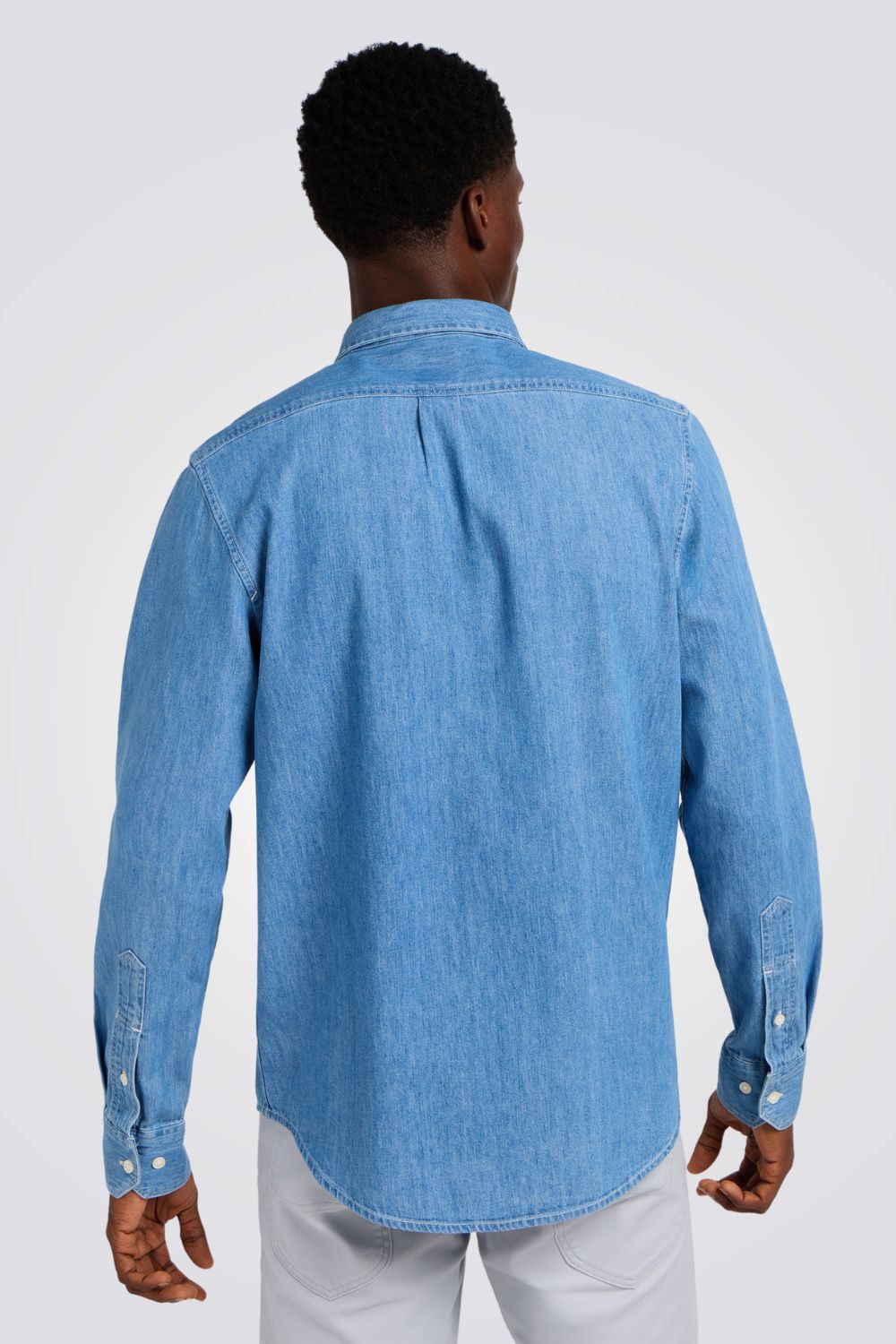 חולצה מכופתרת LEESURE בצבע כחול