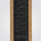 חגורה שחורה עם אבזם בצבע זהב - 3