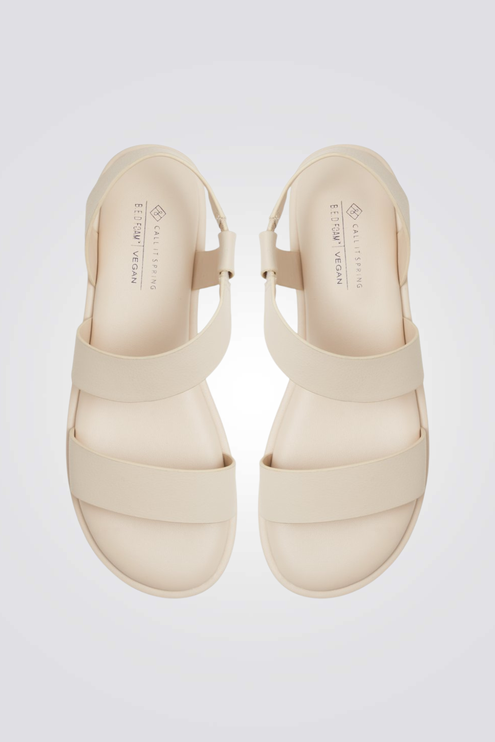 כפכף עקב בצבע אפור בהיר