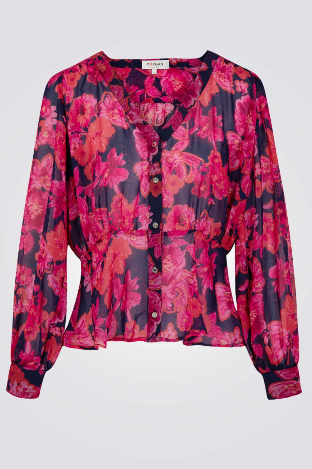 חולצה עם שרוולים ארוכים והדפס