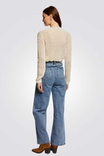 קרדיגן תחרה בצבע שמנת 