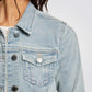 ג'קט ג'ינס בצבע כחול בהיר - 4