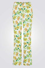 מכנסיים עם הדפס פרחוני