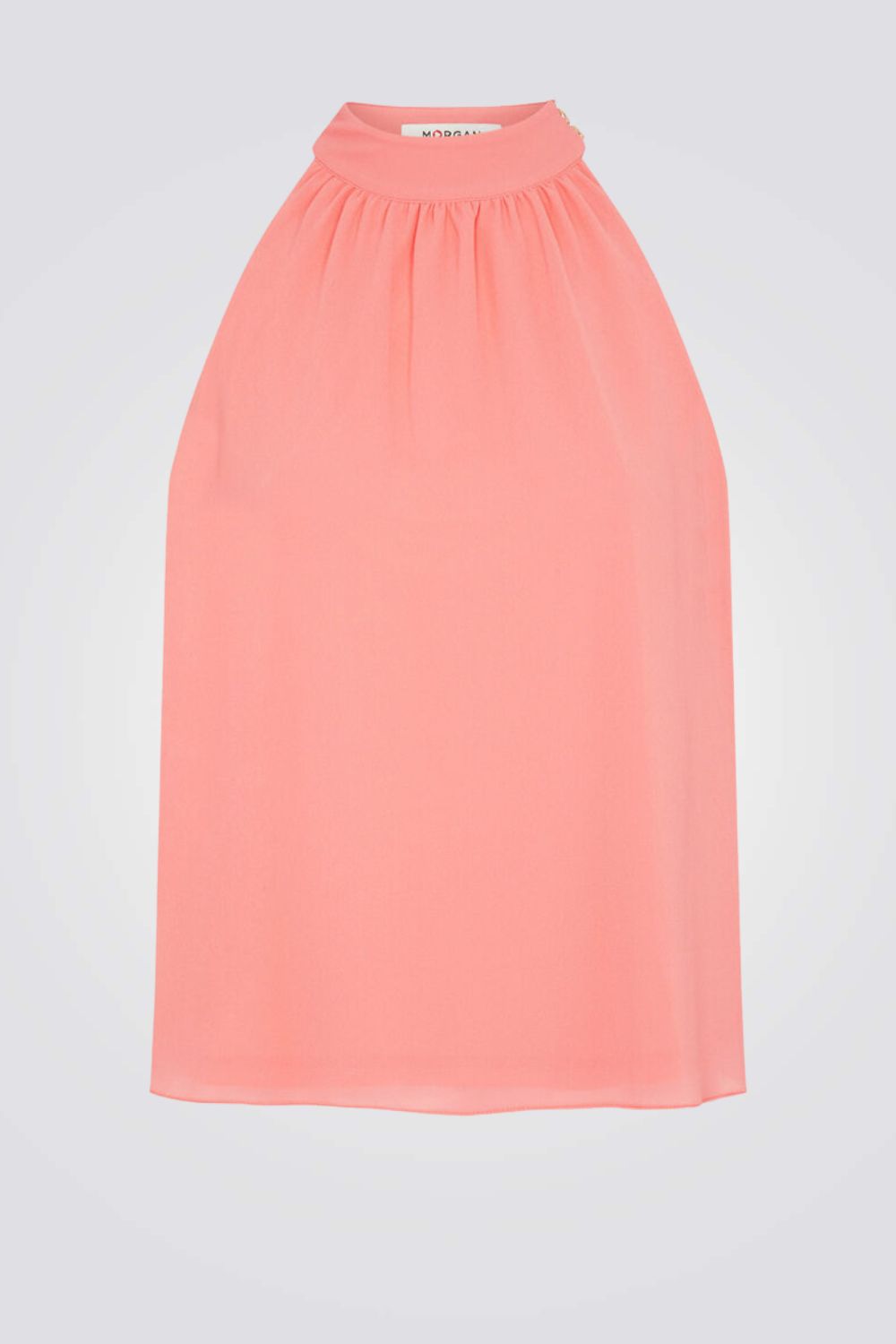 גופיה עם קולר בצבע ורוד