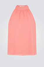 גופיה עם קולר בצבע ורוד