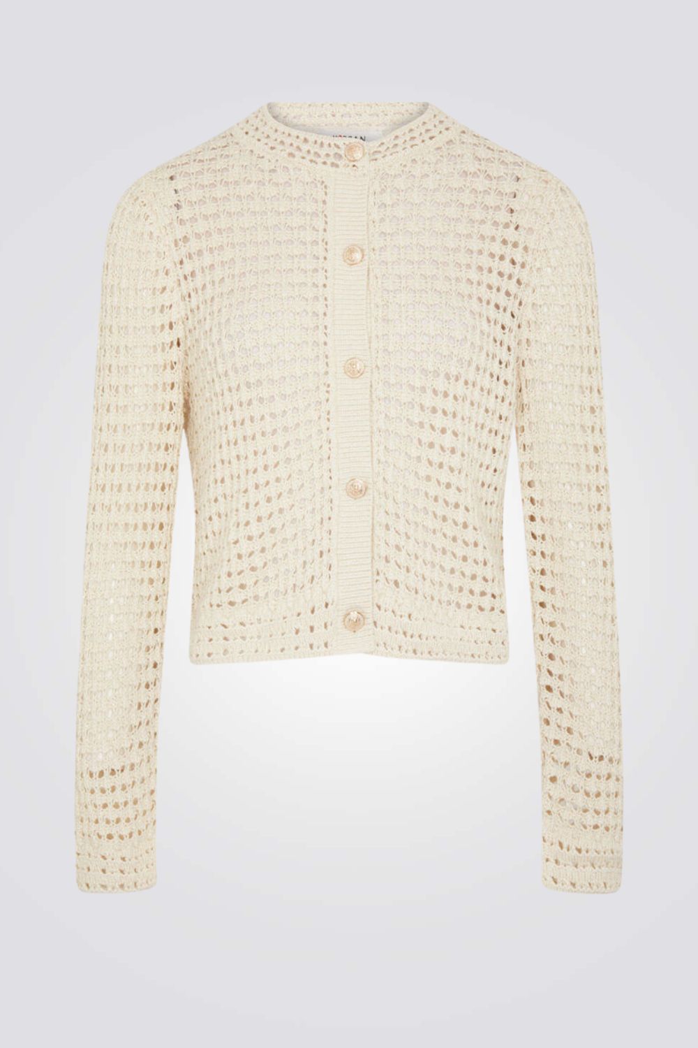 קרדיגן תחרה בצבע שמנת 