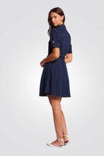 שמלה ג'ינס עם כפתורים