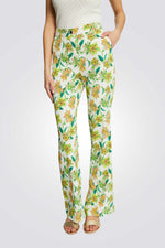 מכנסיים עם הדפס פרחוני