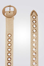 חגורה אבזם זהב