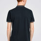 חולצת פולו עם לוגו בצבע שחור - 4