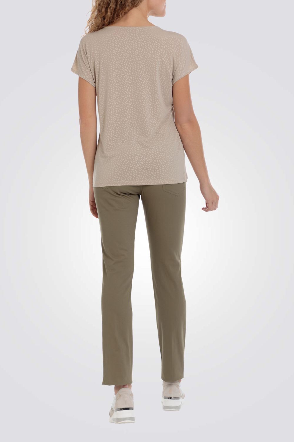 חולצה עם הדפס מנומר