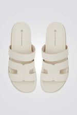 כפכף עם רצועות בצבע לבן