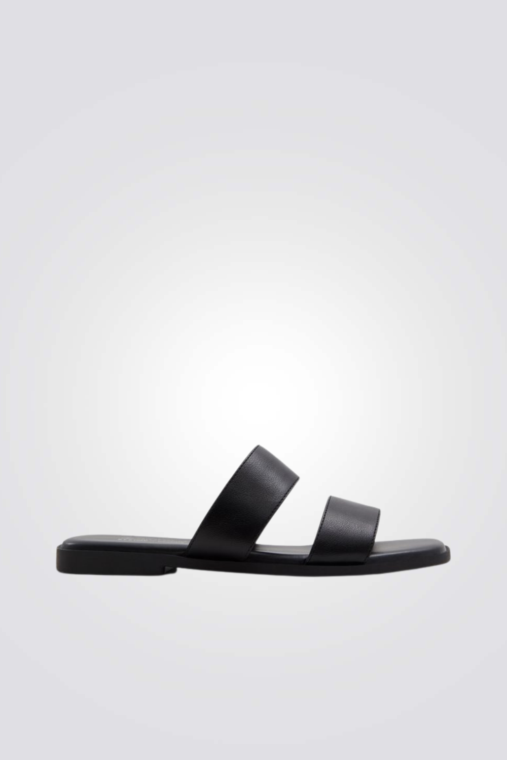 כפכף עם רצועות בצבע שחור