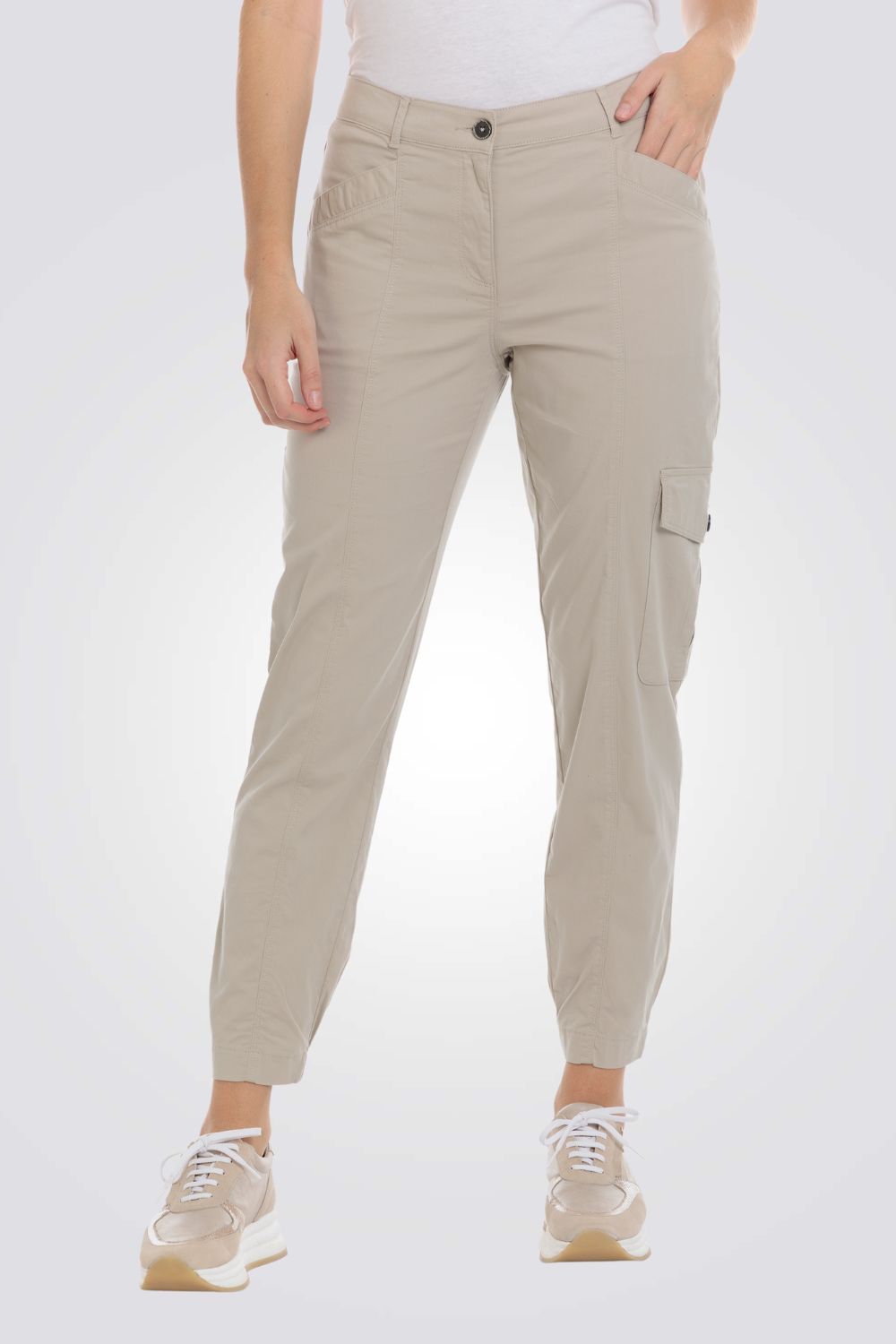 מכנס עם כיסים בצבע בז'