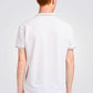 חולצת פולו עם לוגו בצבע לבן - 4
