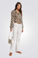 חולצה עם הדפס מנומר