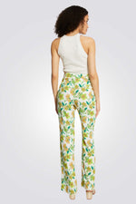 מכנסיים עם הדפס פרחוני