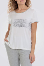 חולצה עם הדפס נחש