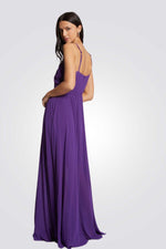 שמלה מקסי סגולה