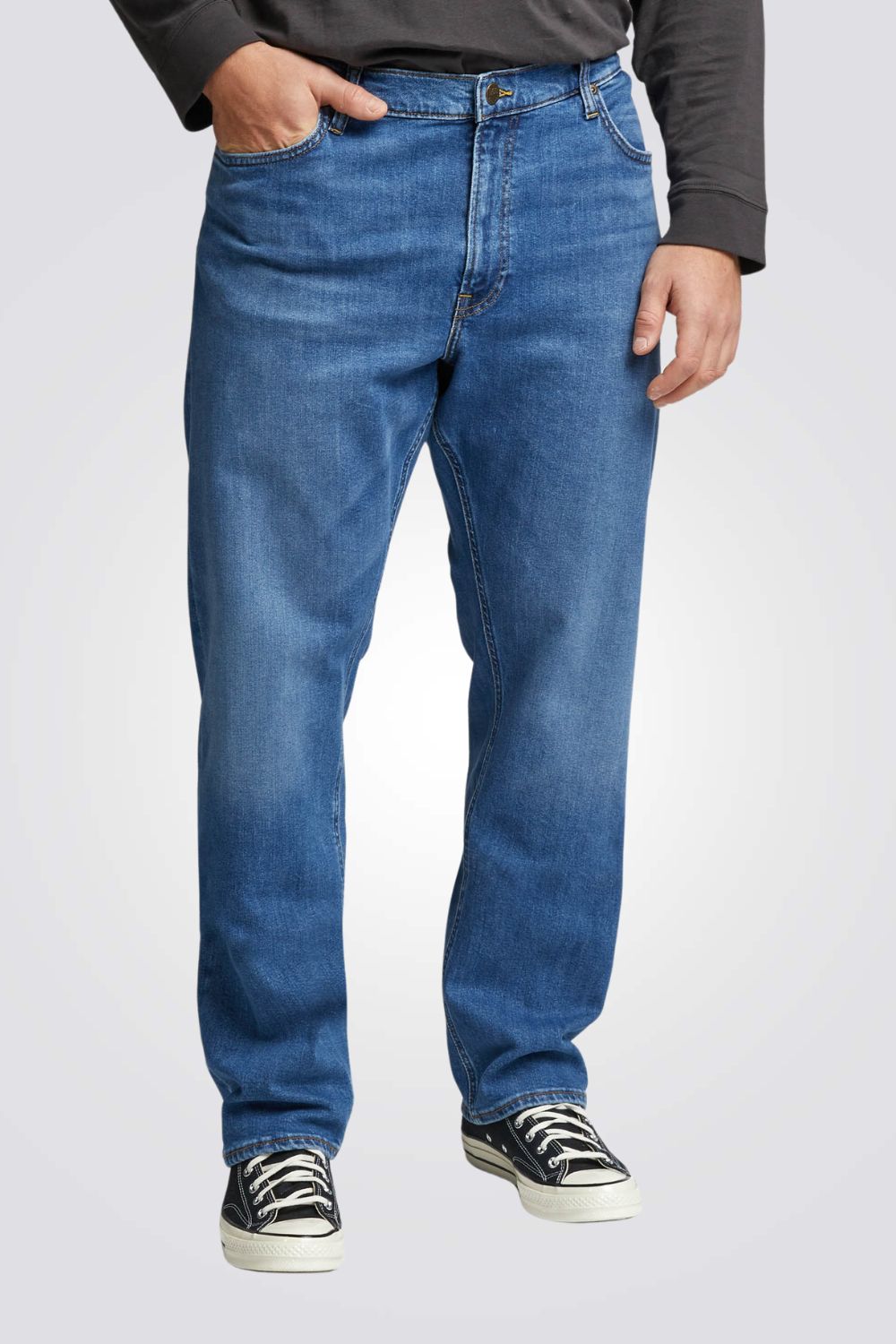 ג'ינס DAREN ZIP FLY כחול כהה