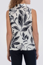 גופיה מכופתרת עם הדפס