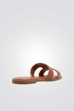 כפכף רצועות בצבע חום