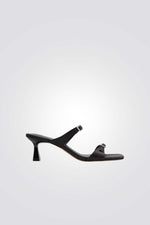 כפכף עקב בצבע שחור