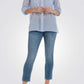 מכנסי ג'ינס בצבע כחול - 2