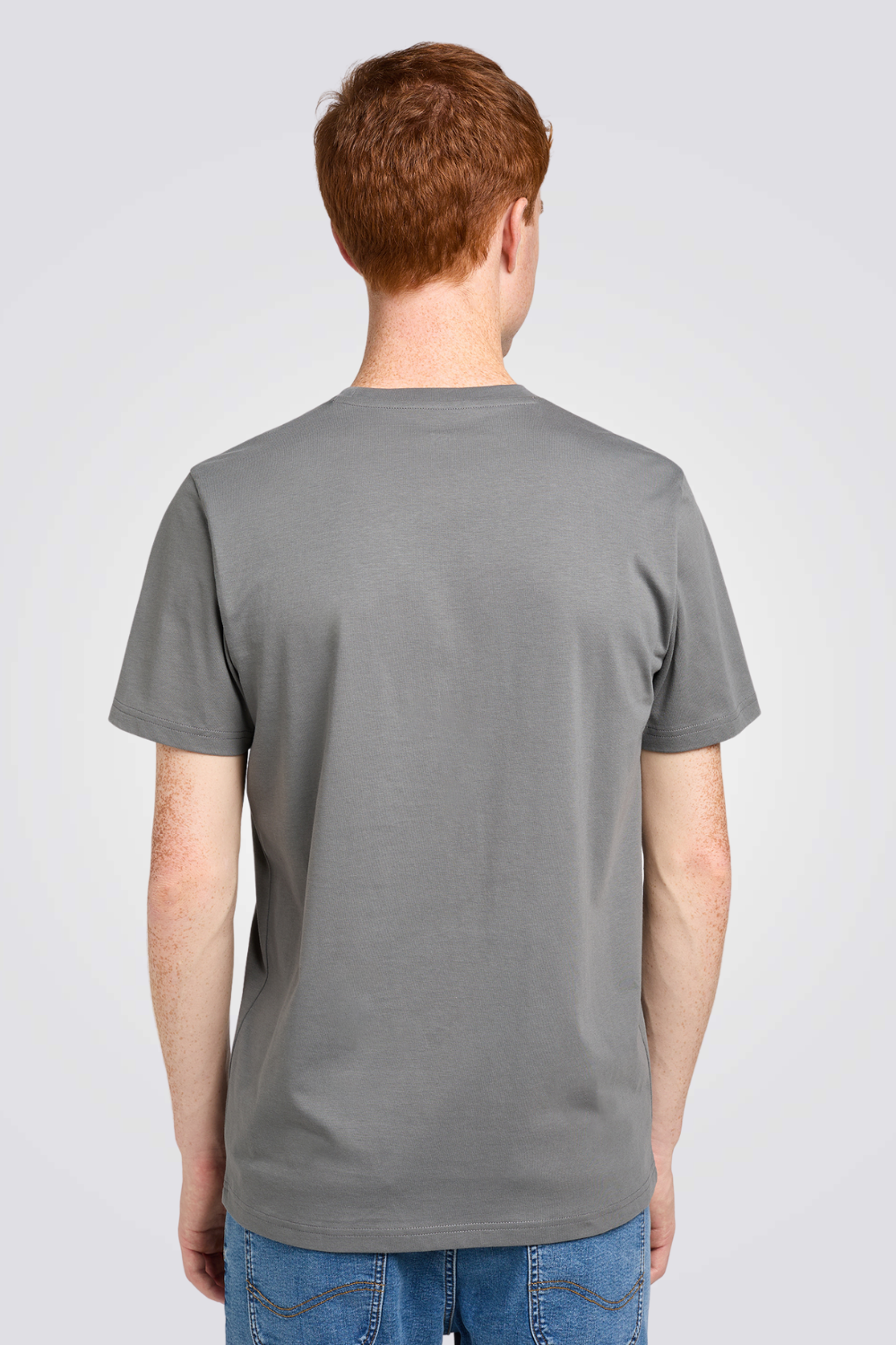 טישירט עם לוגו בצבע אפור