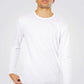 מארז 2 חולצות פלנל צווארון עגול בצבע לבן - 1
