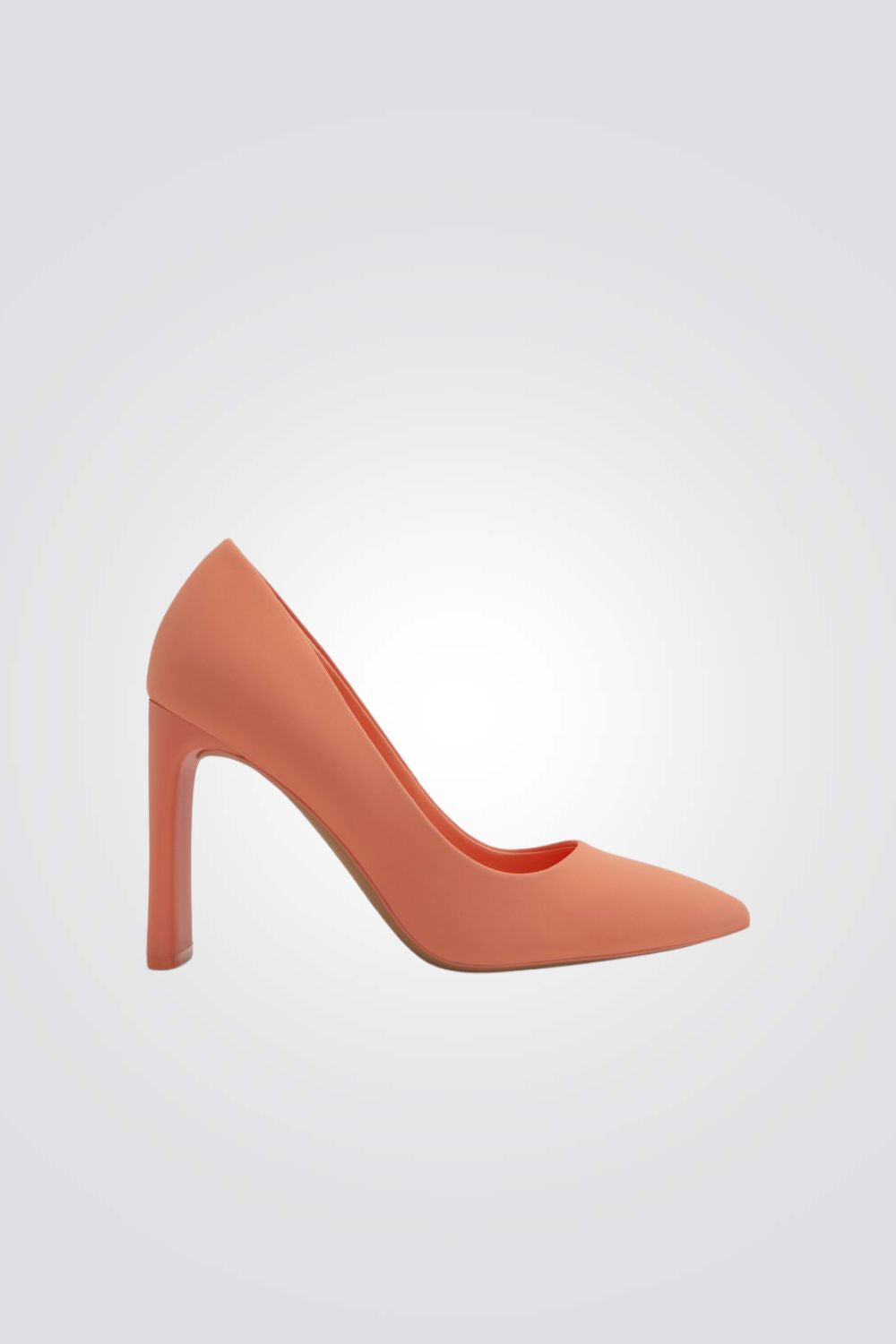 נעל עקב בצבע כתום