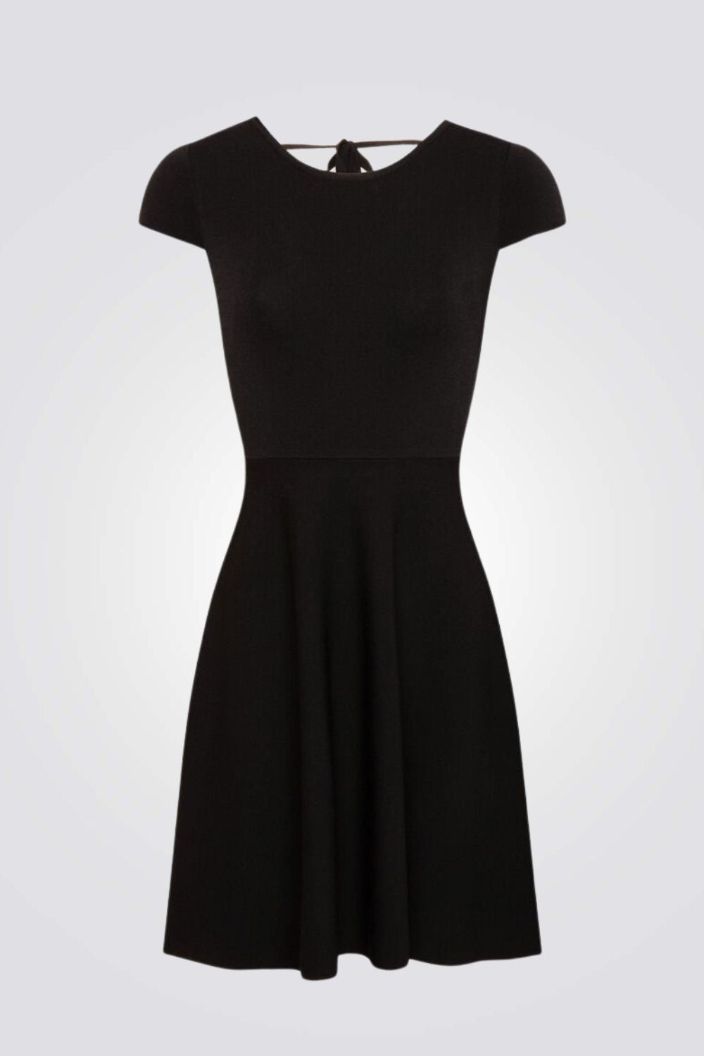 שמלה עם תחרה בצבע שחור
