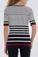 חולצה פסים בצבע נייבי