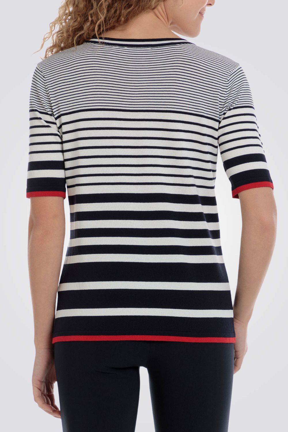 חולצה פסים בצבע נייבי