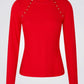 חולצת טריקו עם שרוולים ארוכים בצבע אדום - 4