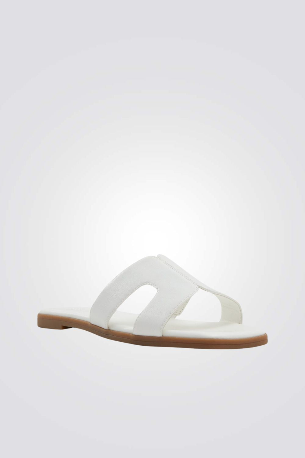 כפכף רצועות בצבע לבן