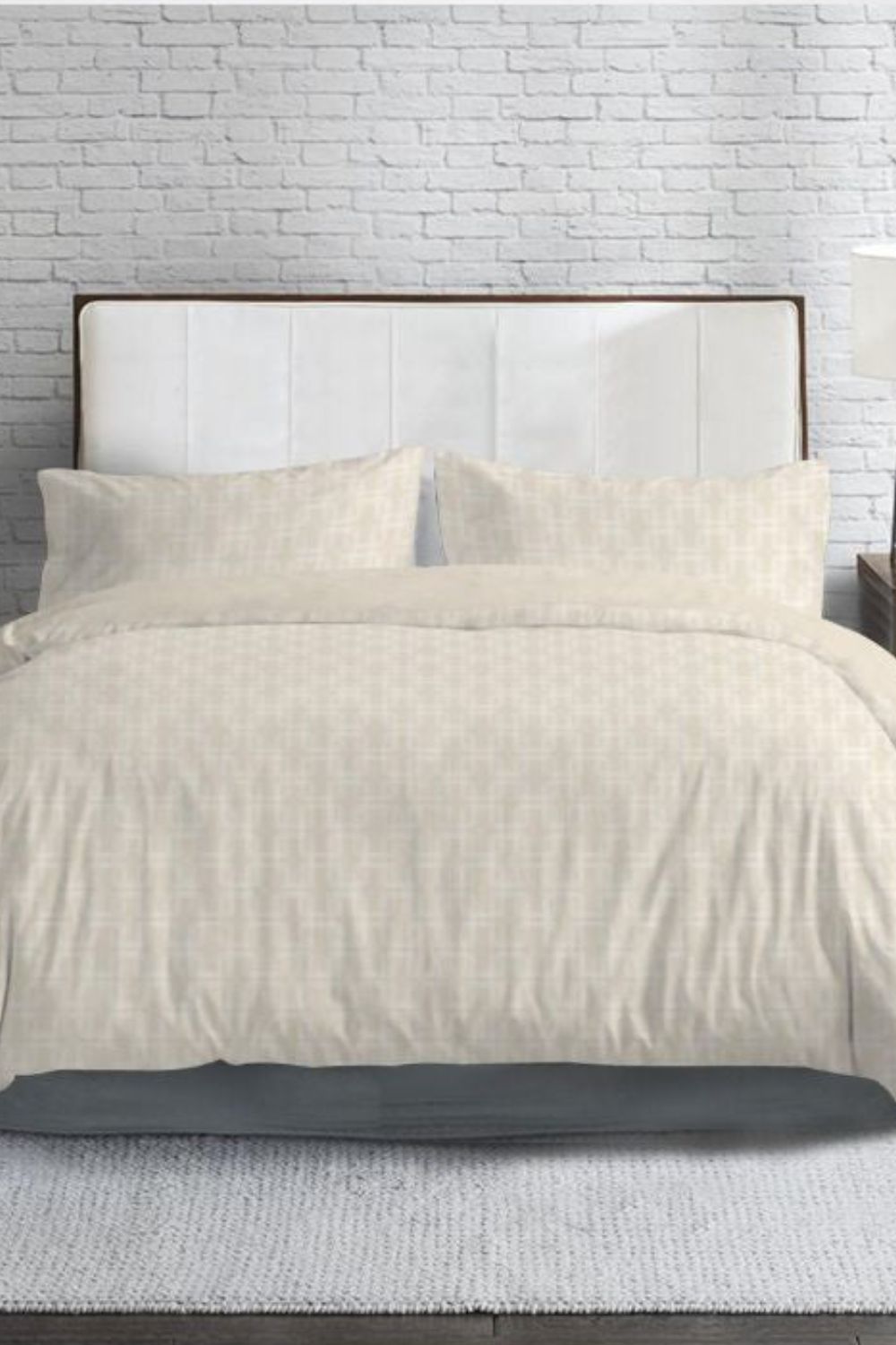 סט מצעים זוגי 160/200 ס"מ כותנה סאטן דגם HUDSON