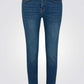 ג'ינס סקיני בצבע כחול כהה - 4