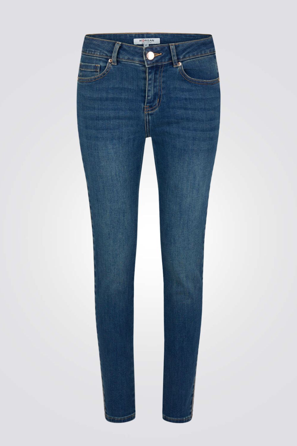 ג'ינס סקיני בצבע כחול כהה