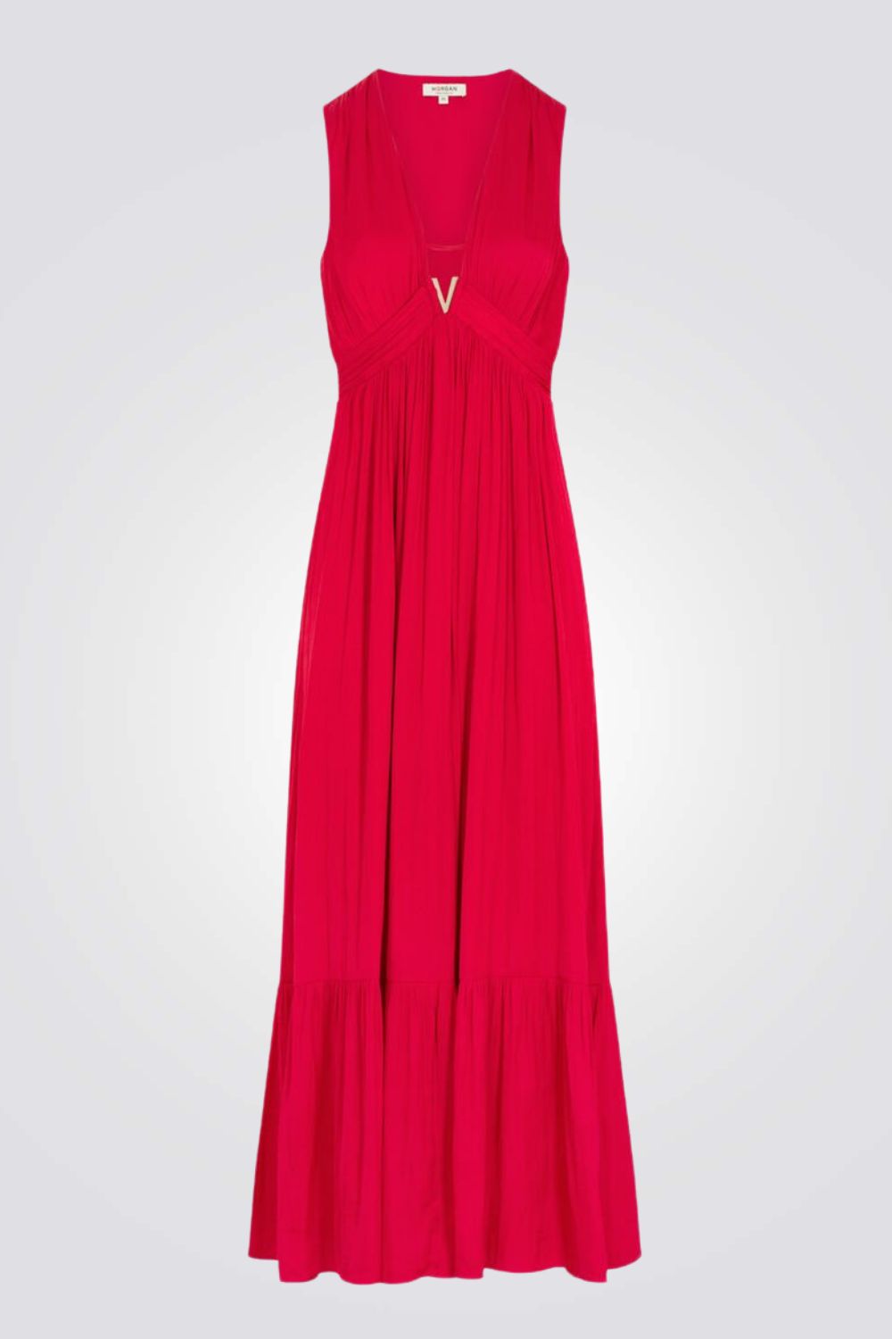 שמלה מקסי עם אבזם