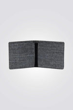 ארנק מתקפל בצבע אפור