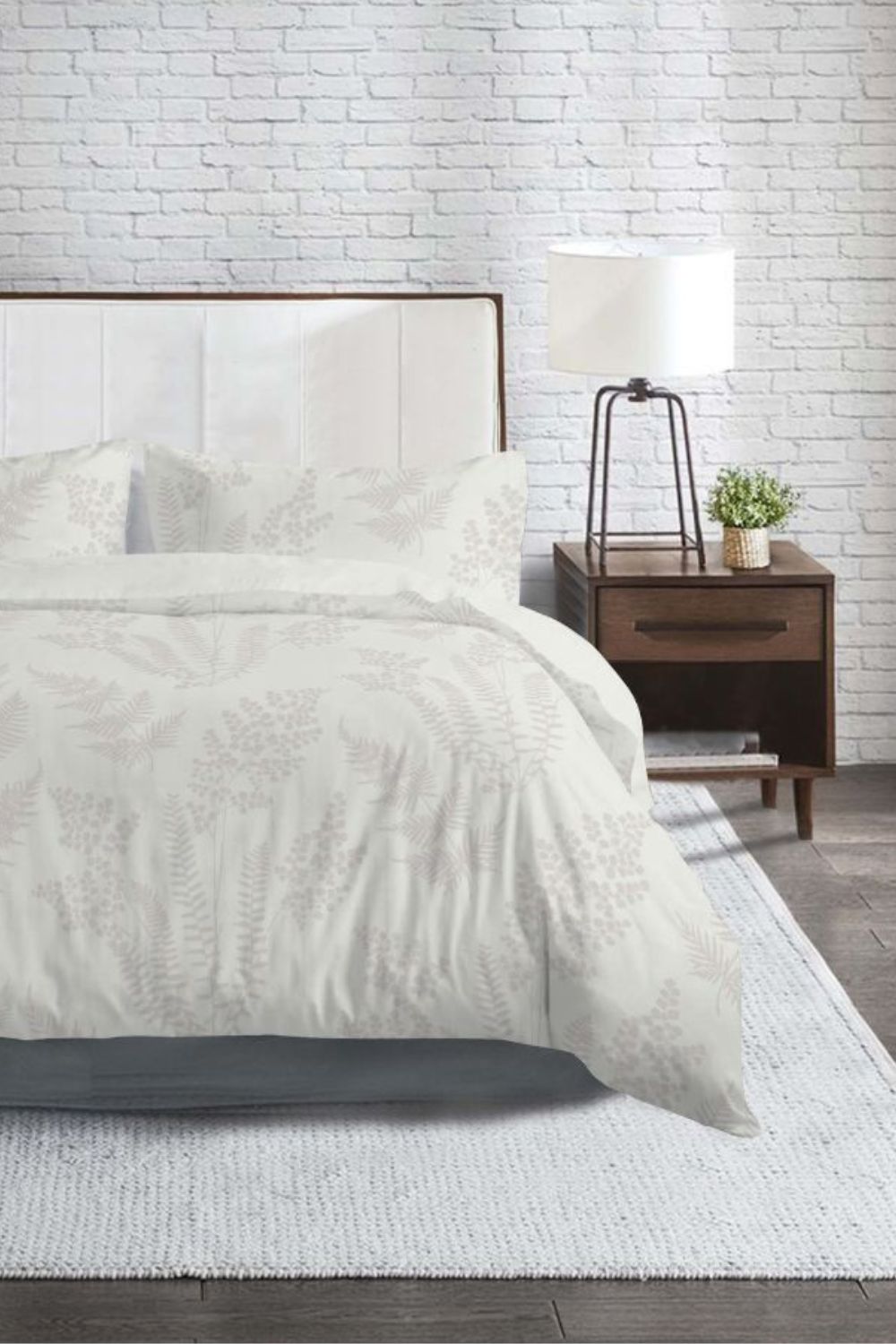 סט מצעים יחיד 90/200 ס"מ דגם WHITEY