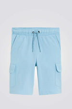 מכנס ברמודה בצבע תכלת